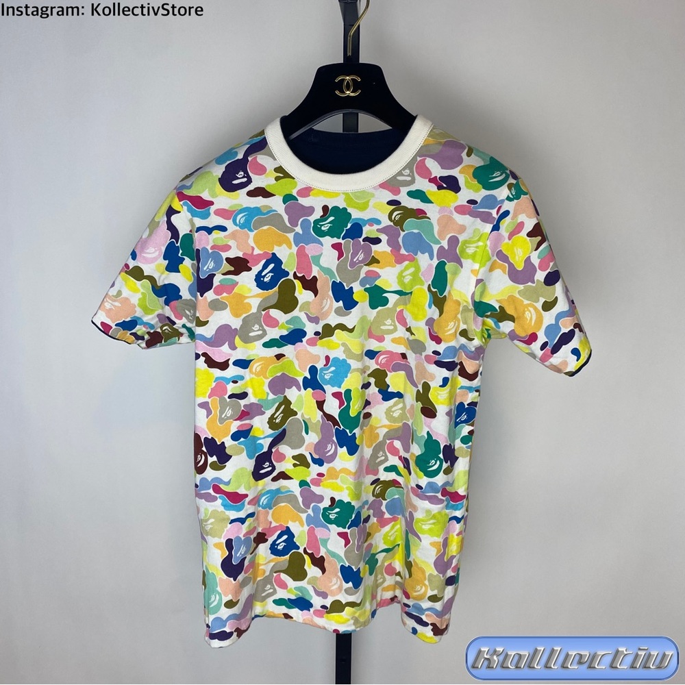 BAPE Reversible Monogram/Logo T-Shirt S